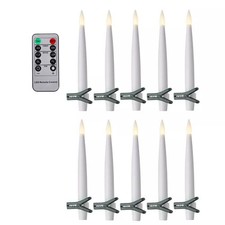 10er Set LED Kerzen mit