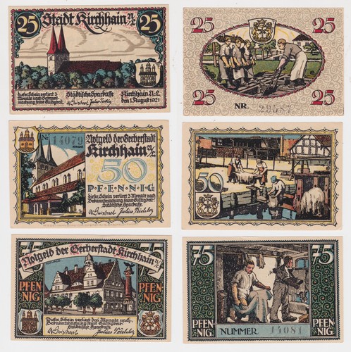 Banknoten notgeld stadt - banknoten,