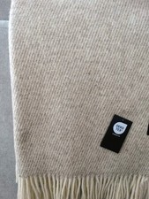 Premium 100% Schurwolle Decke