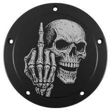 Harley Softail Standard ←2017 → Derby-Cover / Motordeckel → Fuck You Skull