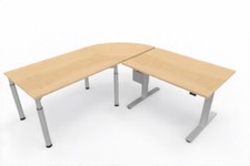 Ergonomischer Winkelschreibtisch Schreibtisch 203x200 cm Bürotisch VXY3