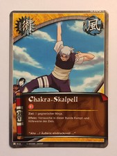 Chakra-Skalpell 913 Naruto Shippuden Jutsu Karte Common Deutsch