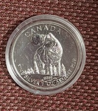 Silbermünze Canada 5 Dollar