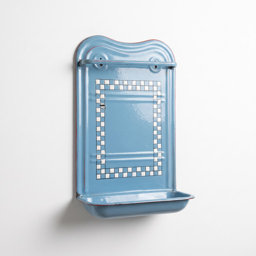 Vintage blaue emaille - vintage,