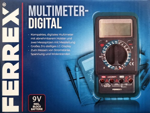 Ferrex multimeter digital - ferrex,