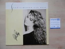 Sandra (Lauer/Cretu) Autogramm signed Maxi-Cover 12" Heaven Can Wait Vinyl ACOA