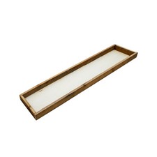 Holz Deko Tablett rechteckig -
