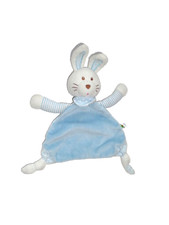 Spiegelburg in blau weiß Hase