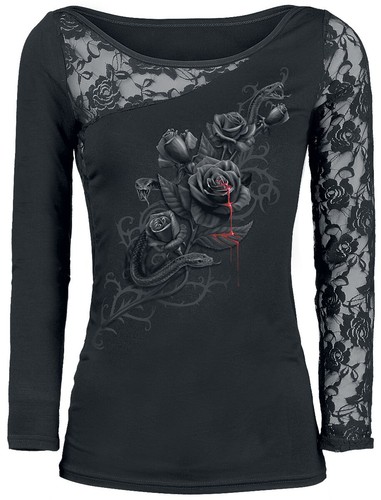 Spiral langarmshirt damen - spiral,