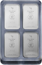 20x 1 g Silber Heimerle + Meule | 999 Silber | Einzelbarren Set | Krisenschutz