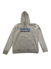 Patagonia Hoodie Grau M Logo