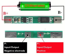 1S 3,7V 3A BMS Li Ion Akku