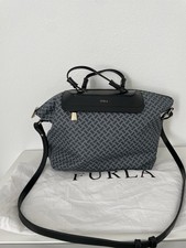 Handtasche furla blau weiss