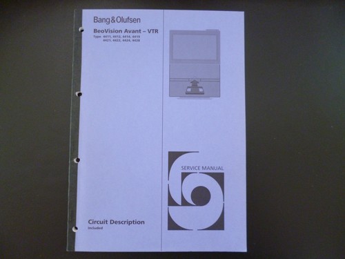 Original service manual bang - original, &