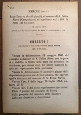 San Felice Slavo 1888 Regio
