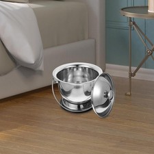 Nachttopf Mit Deckel Schlafzimmer Edelstahl Spritzwassergeschützt Innen