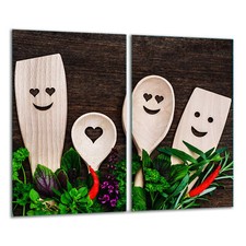 Herdabdeckplatten 2 teilig