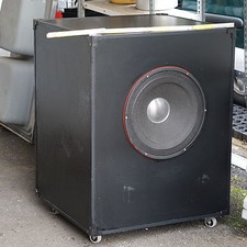 Bassbox Basskiste passiv Subwoofer Tieftöner Woofer f PA-Anlagen DJ Parties 38"