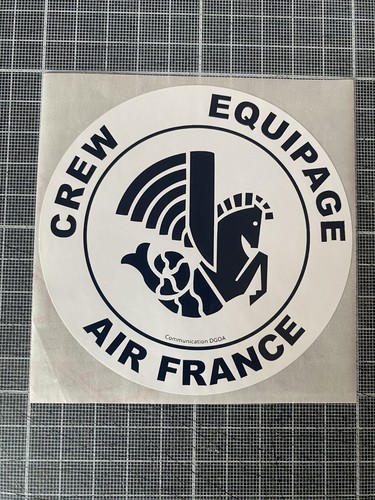 Air france crew aufkleber - air,