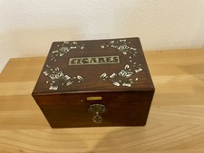 Antike Holz Schatulle Zigarren