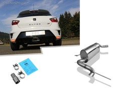 Fox Edelstahl Sportauspuff Seat Ibiza 4 Typ 6J Cupra für Original-Endrohre