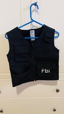 Fbi kostüm kinder weste - fbi,