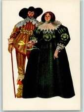 10076574 - Barock 1620-1715 - Kleidung des reichen flaemischen Buergerstandes ,