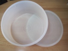 TUPPERWARE  hoher  Kuchenbehälter, auch zum Einfrieren,   Eisscholle