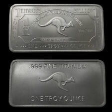 1 OZ TITANBARREN "KÄNGURU" - 1 Unze Titan Barren Unzen Titanium Kangaroo Anlage