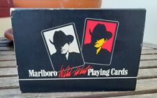 Malboro Wild West Playing Cards Karten ROMMÉ Teilweise Neu 1991 Werbung