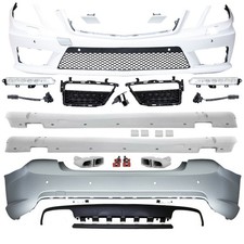Mercedes W212 STOßSTANGE BODYKIT +TAGFAHRLICHT +AUSPUFFBLENDEN +Zubehör E63 AMG