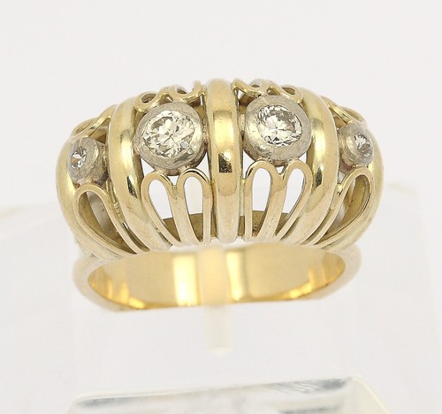 Ring 14kt 585er gelb - ring, in