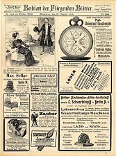 Berliner Maschinenbau- Ges. Lokomotiven Andreas Huber München Pat.Taschenuhr1902