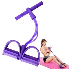 Feezi 4 Tubes Elastic Sit Up