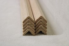 (a31)  10Stk 100cm Winkelleiste Eiche 21x21mm Eckleisten Holzleisten