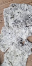 Kaninchenfell grau silber Neu Waldorf Bio Kaninchenfell Natur butterweich