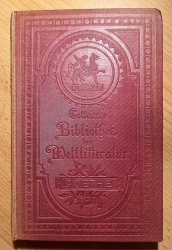 Buch goethe sämtliche - buch:,