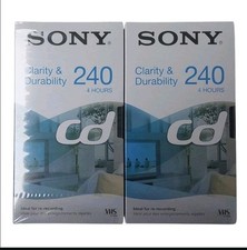 2x Sony E 240 CDG VHS PAL