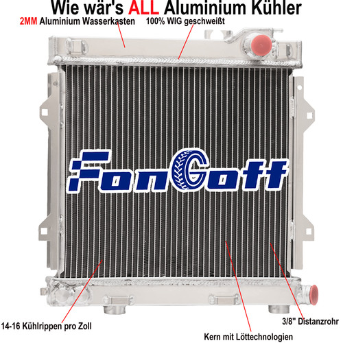 Row aluminium kühler - 2,