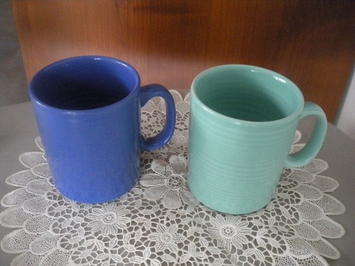 Set kaffeebecher vintage - 2-er, kaffeebecher,