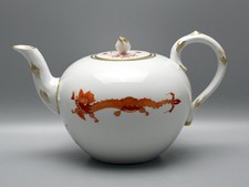 Meissen Teekanne reicher Drache rot 1 Wahl.