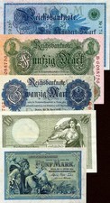 Reichsbanknoten Deutsches