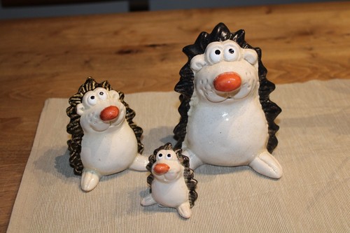 Igel aus keramik - aus, dekofigur