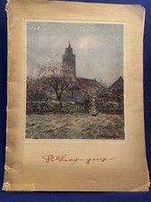 gr. alte Künstlermappe Helmut