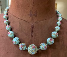 Vintage Murano Halskette blaue