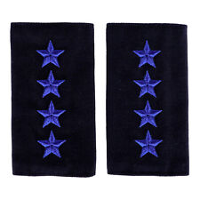 Schulterschlaufen ZOLL 4 Sterne blau