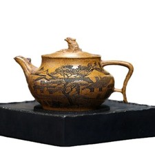 Yixing lila Ton Teekanne, chinesische Zisha Teekanne Set, voll handgefertigte...