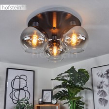 Rauchglas Flur Strahler 3-flammig Decken Lampen  Wohn Schlaf Zimmer Leuchten 