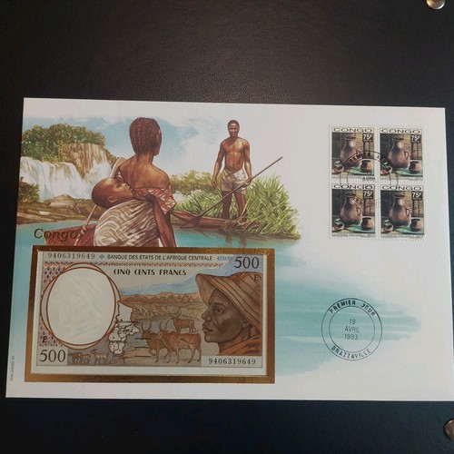 Banknotenbriefe congo 500 - banknotenbriefe,