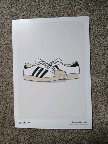 Adidas promo werbung - promo, postkarte